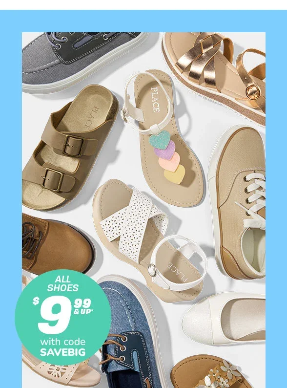 \\$9.99 & Up All Shoes