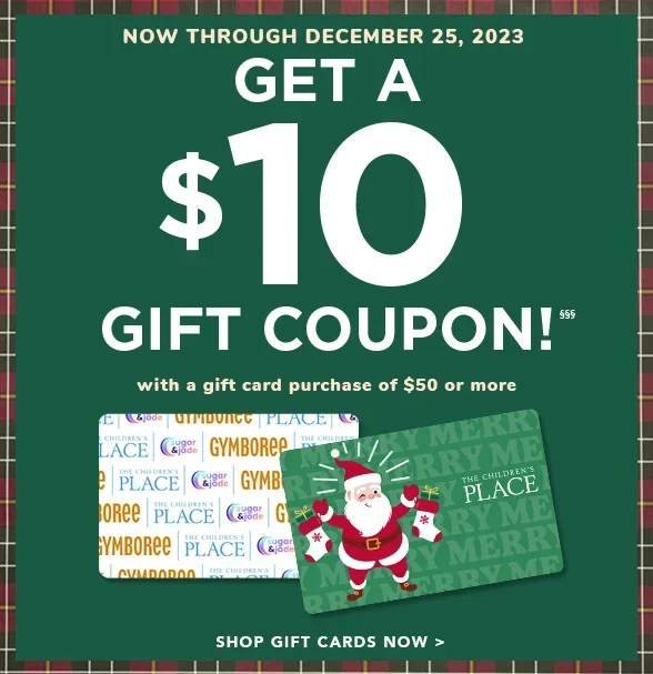 Get a \\$10 Gift Card!