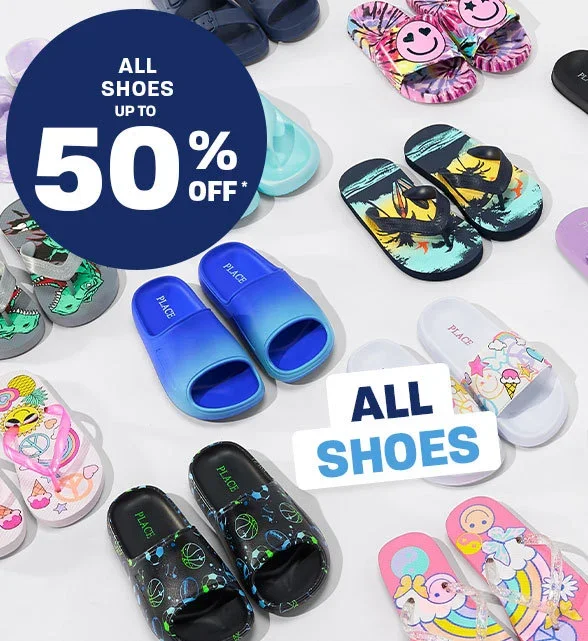 Up to 50% off All Shoes