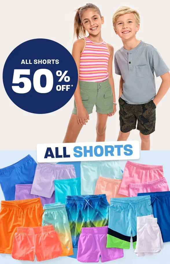 50% off All Shorts