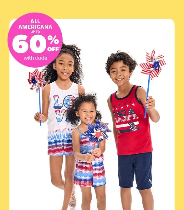 Up to 60% off All Americana