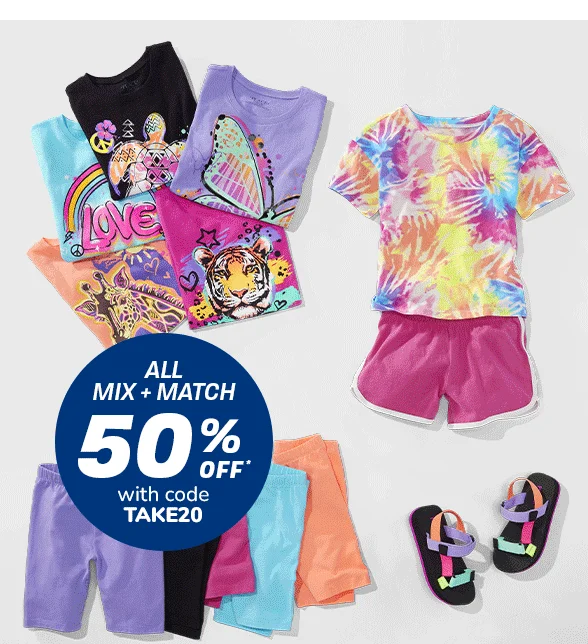 Up to 60% off All Mix & Match