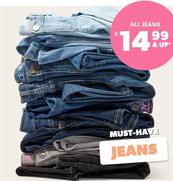 \\$14.99 & Up All Jeans