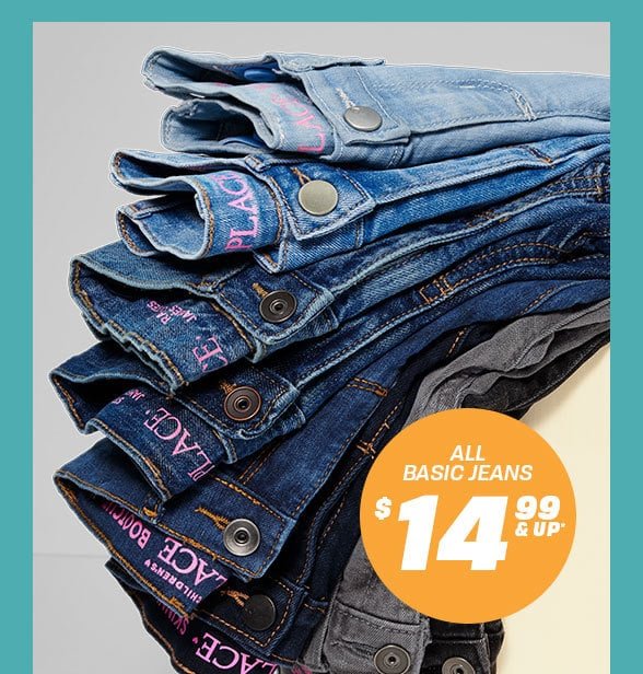 \\$14.99 & Up All Basic Jeans