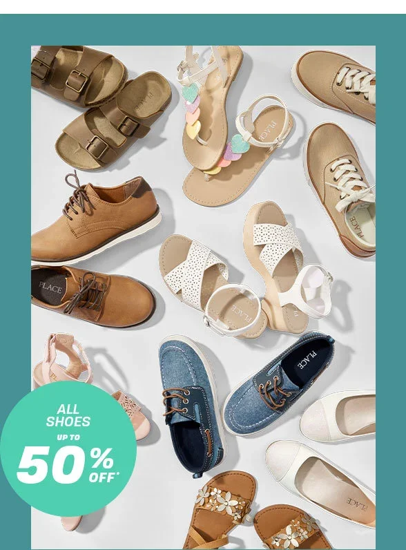 Up to 50% off All Shoes