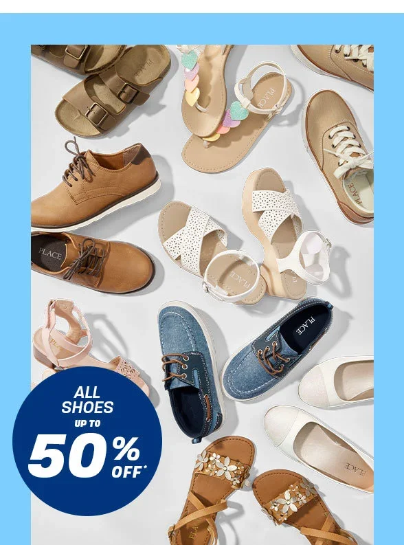 Up to 50% off All Shoes