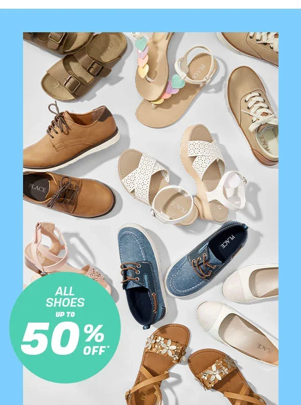 Up to 50% off All Shoes