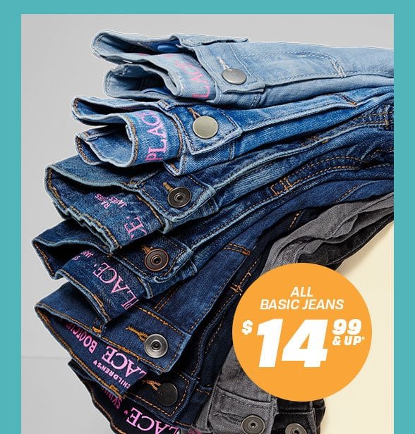 \\$14.99 & Up All Basic Jeans