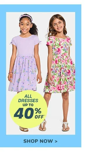 Up to 40% off All Dresses 