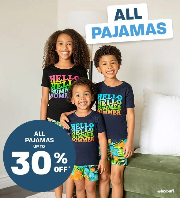 Up to 30% off All Pajamas