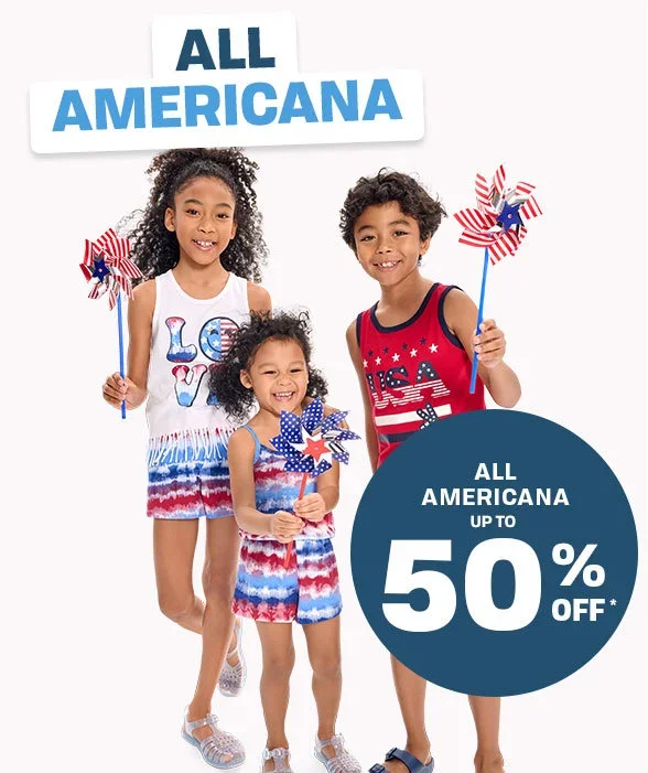 Up to 50% off All Americana
