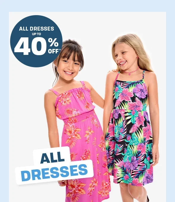 Up to 40% off All Dresses