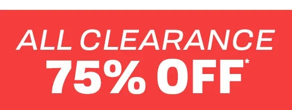 All Clearance 75% off