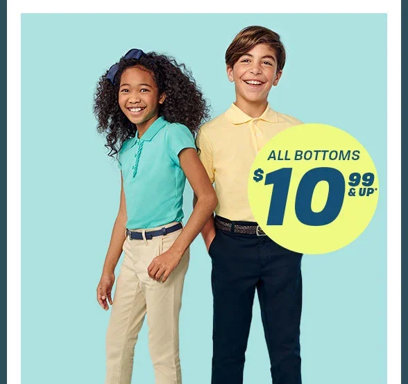 \\$10.99 & Up All Uniform Bottoms