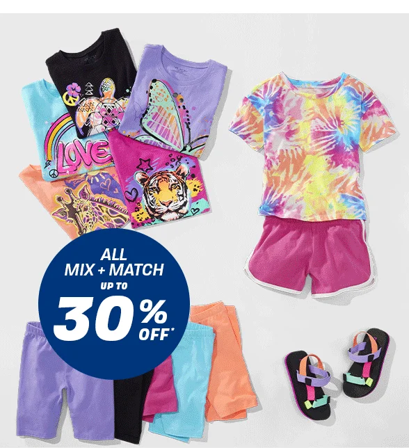 Up to 30% off All Mix & Match