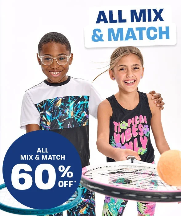 60% off All Mix & Match 