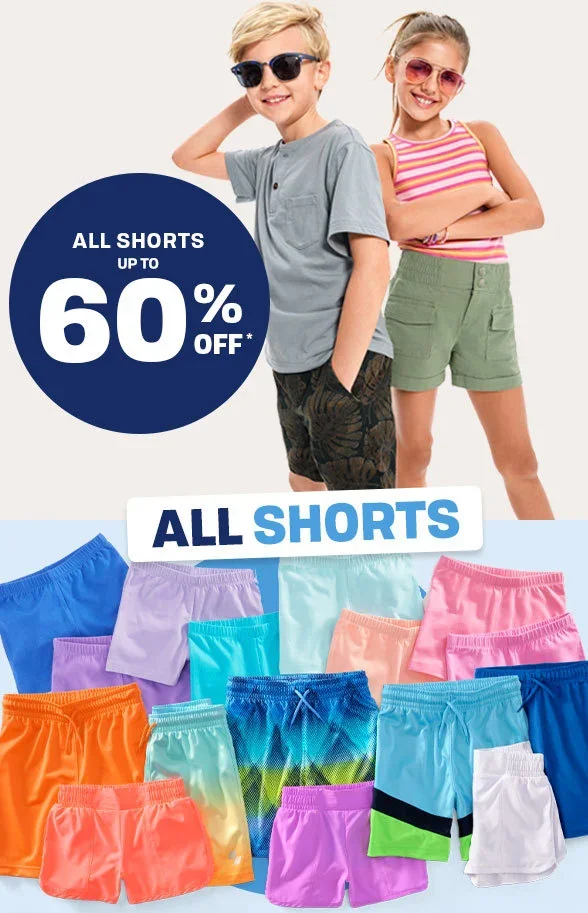 Up to 60% off All Shorts