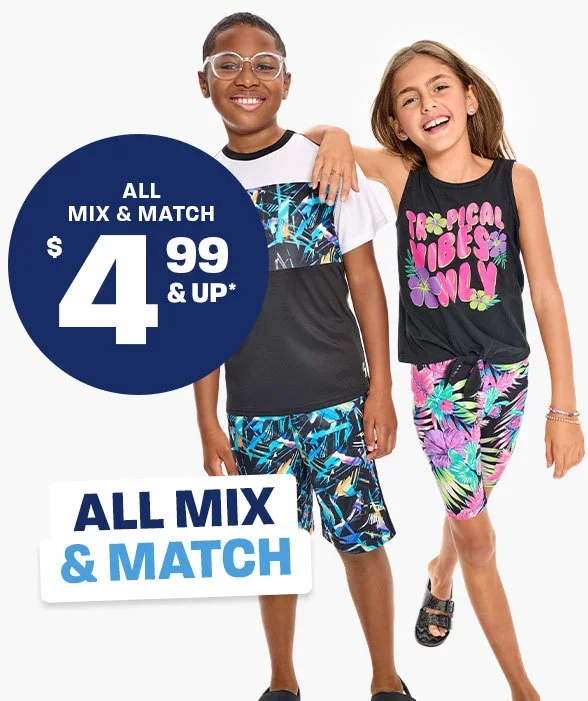 \\$4.99 & Up All Mix & Match