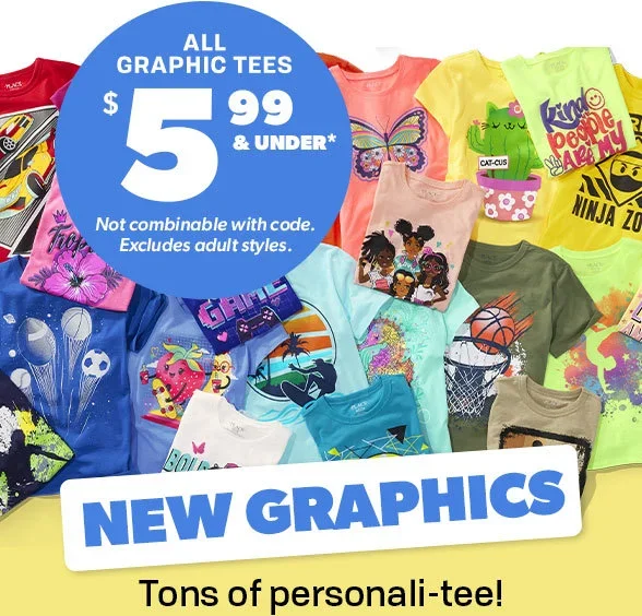 \\$5.99 & under All Graphic Tees 