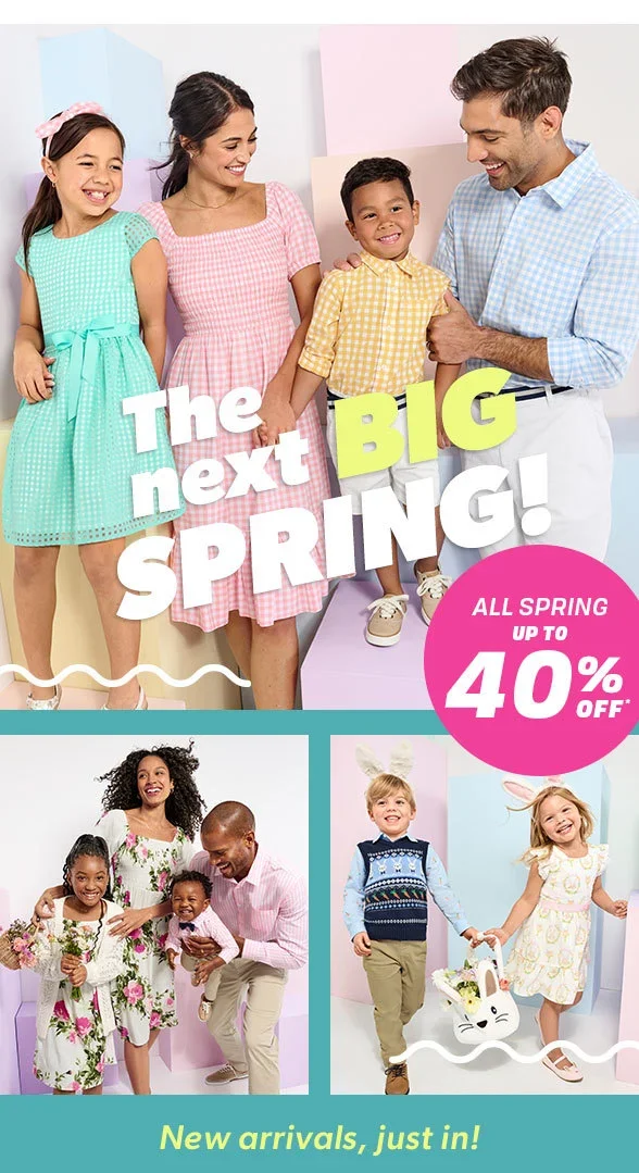 Up to 40% off All Spring