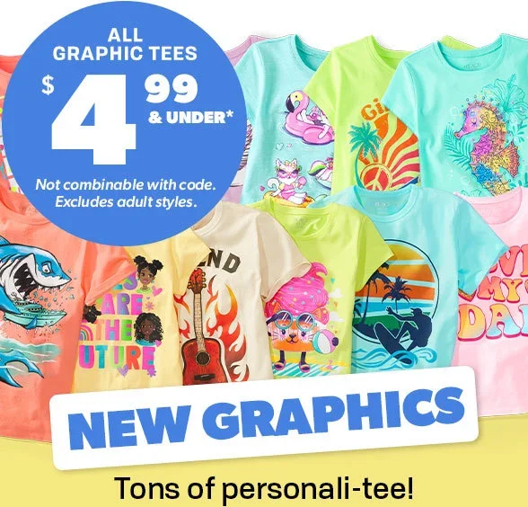 \\$4.99 & under All Graphic Tees 