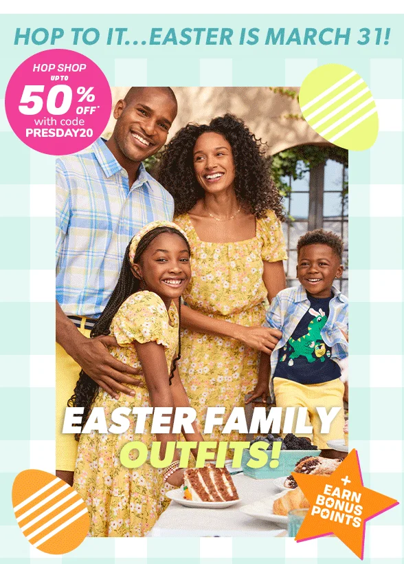 Up to 50% off All Easter