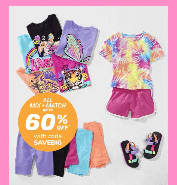 Up to 60% off All Mix & Match
