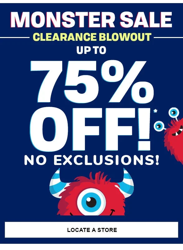 All Clearance Up to 75% off