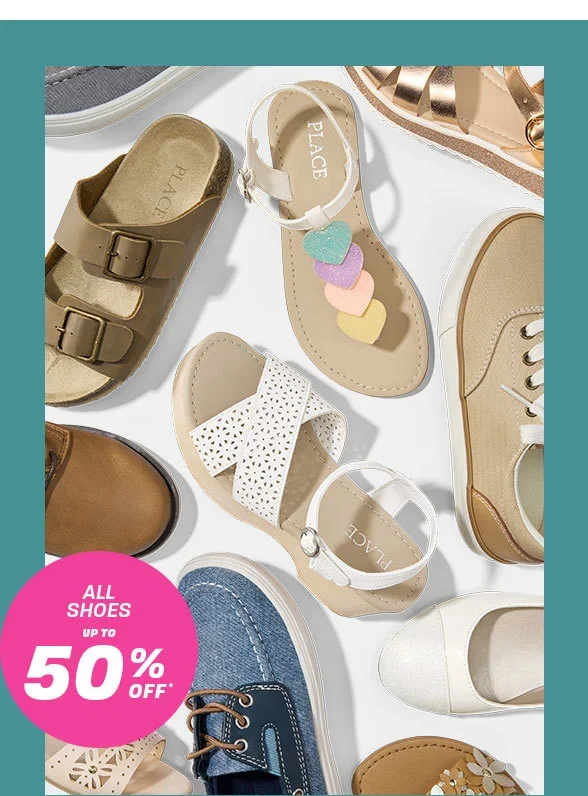 Up to 50% off All Shoes