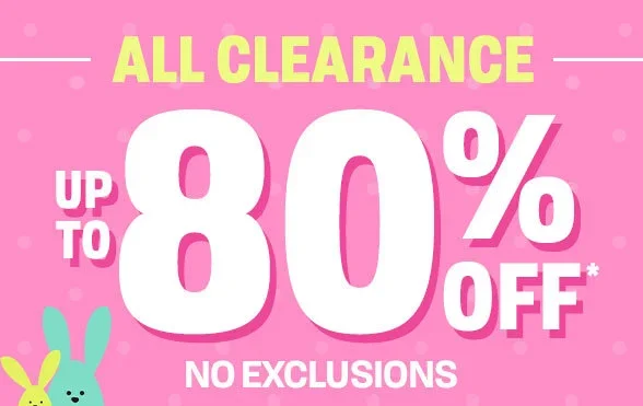 All Clearance Up to 80% off