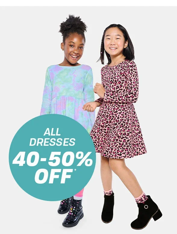 40-50% off All Dresses