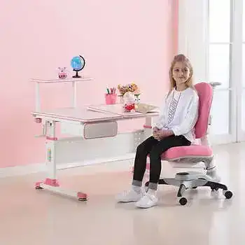 Little Soleil DX Series Children’s Height Adjustable Desk with Chair