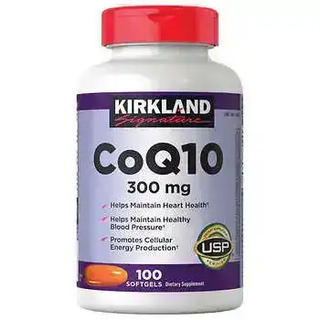 Kirkland Signature CoQ10 300 mg, 100 Softgels