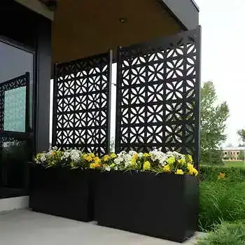 Elevate Your Outdoor Space with our Privacy Screens and Planters