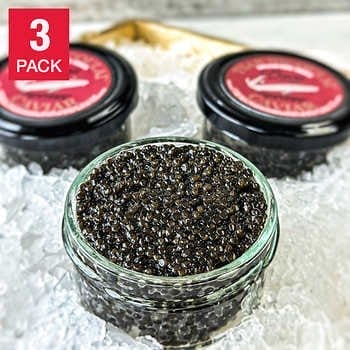 Tsar Nicoulai Baerii Caviar 2 oz, 3-Pack