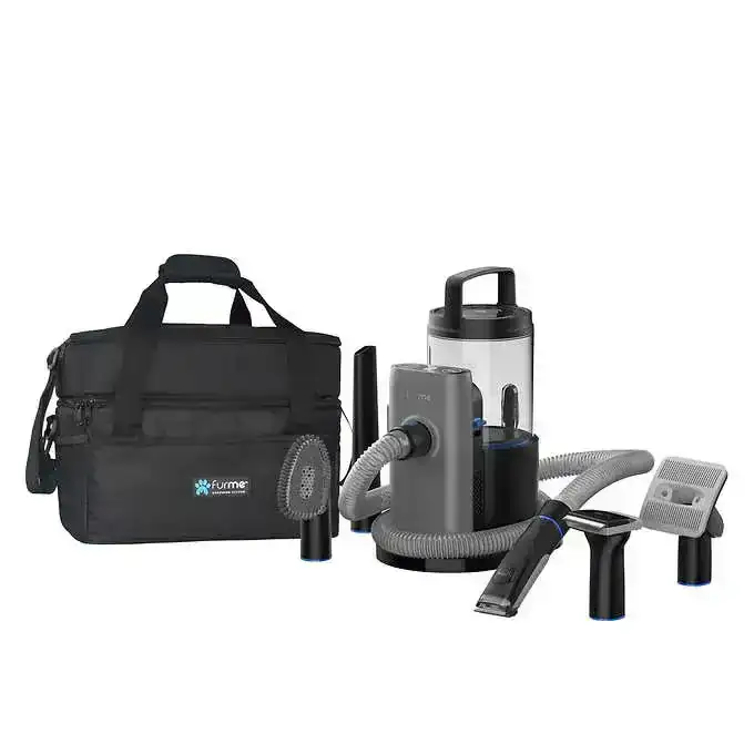 FurMe Professional Plus Pet Grooming Vacuum Kit with Carrying Case