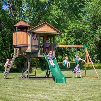 Backyard Discovery Eagle's Nest Elite Playset, Do-it-Yourself