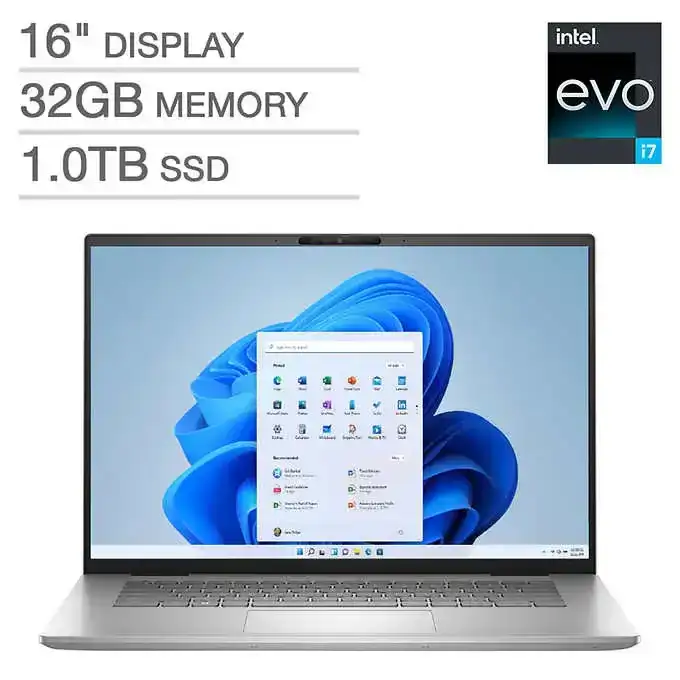Dell Inspiron Plus 16-inch Intel Evo Platform Laptop with 13th Gen Intel Core i7 Processor