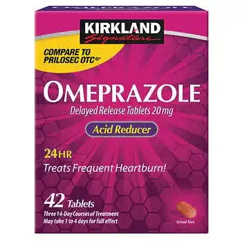 Kirkland Signature Omeprazole 20 mg, 42 Tablets