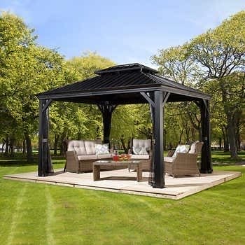 Sojag Messina Galvanized Steel Roof Gazebo