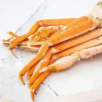 Alaska Bairdi Snow Crab Sections 5 bags (2 lbs each), Total 10 lbs