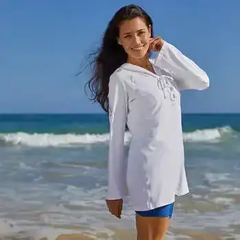 Women's Hooded Beach Cover-Up