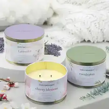 Simply Indulgent Candle, 3-Pack