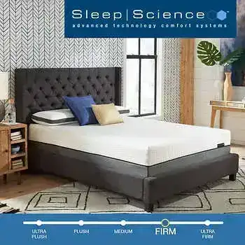 Sleep Science 13-inch Bamboo Cool Firm Queen Mattress