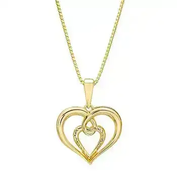 14kt Yellow Gold Heart Pendant