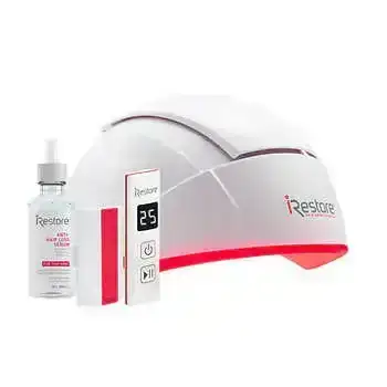 iRestore Professional 282 Laser Hair Growth Device + Anti-Hair Loss Serum