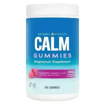 Natural Vitality Calm Magnesium Citrate, 240 Gummies