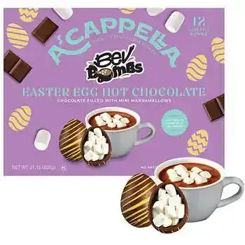 A'cappella Easter Egg Hot Chocolate BevBombs, 12-Count