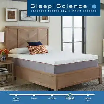 Sleep Science 14-inch Copper Infused Queen Memory Foam Mattress