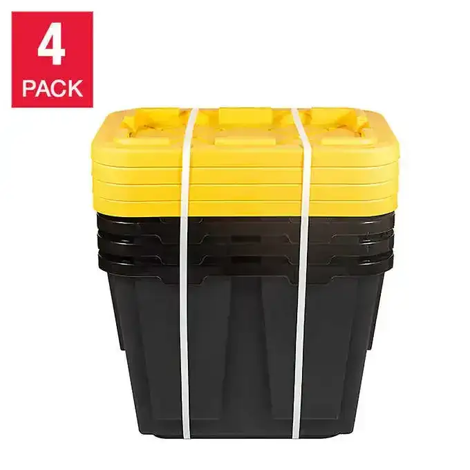 Greenmade 12-Gallon Storage Bin, 4-Pack